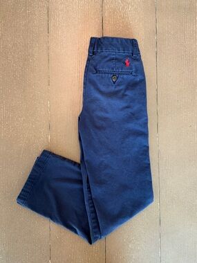 Ralph Lauren Polo Boys’ Prep School Uniform Navy Khaki Pants/Chinos • Size 8